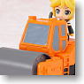 Nendoroid Plus: Vocaloid Pull-back Cars Len & Road Roller (Orange) (PVC Figure)