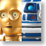 Kubrick Star Wars 2 pieces pack C-3PO & R2-D2 (Completed)