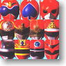 スーパー戦隊マスクコレクションI 赤の伝説 8個セット (完成品)