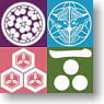Sengoku Busho Emblem Clear File Set Color ver. D(Uesugi. Naoe, Chosogabe, Mori) (Anime Toy)
