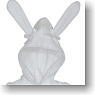 21cm Rabbit Ear Hood Parka (White) (Fashion Doll)