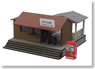 [Miniatuart] Good Old Diorama Series : Station Building F (Unassembled Kit) (Model Train)