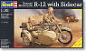 German Motorcycle R-12 with Sidecar (Plastic model)