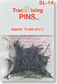 Track Fixing Pins : Approx. 14mm (9/16``) (Model Train)