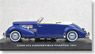 コード 812 コンバーチブル フェートン 1937 (ブルー) (ミニカー)