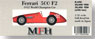 Ferrari 500F2 `52 World Champion (Metal/Resin kit)