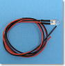 LED (Light Emitting Diode) with Cord [ Green / 5mm ] (Material)