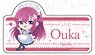 TV Animation [Megami no Cafe Terrace] Die-cut Plate Badge Ouka Makusawa (Anime Toy)