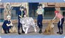TVアニメ『ブルーロック』 東武動物公園コラボ 描き下ろしイラスト 集合 飼育係ver. プレイマット (カードサプライ)