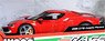 Ferrari 296 GTB アセット フィオラノ レッド/ホワイト (ミニカー)