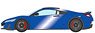 Honda NSX Type S with Rear Spoiler 2021 Nouvelle Blue Pearl (Diecast Car)