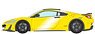 Honda NSX Type S with Rear Spoiler 2021 Indy Yellow Pearl 2 (Diecast Car)
