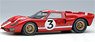 GT40 Mk.II Le Mans 24h 1966 `Shelby American` No,3 (Diecast Car)