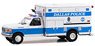 First Responders - 1992 Ford F-350 Ambulance - Dallas Police Crime Scene, Dallas Texas (Diecast Car)