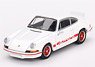 Porsche 911 Carrera RS 2.7 Grand Prix White / Red Livery (LHD) (Diecast Car)