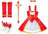 PNS Magical CUTE -Burning Passion- Dress Set (Red x White) (Fashion Doll)