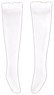 PNS Frill Knee Socks (White) (Fashion Doll)
