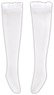PNS Frill Knee High Socks (White) (Fashion Doll)