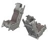 F-16D ejection seats PRINT (Set of 2) (for Kinetic) (Plastic model)