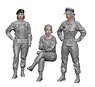 現用 韓国陸軍(ROKA) 女性兵士セット (3体入) (プラモデル)