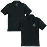 Fate/Grand Order Avenger/Jeanne d`Arc [Alter] Silhouette Embroidery Polo-Shirt Black S (Anime Toy)