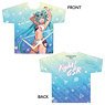 Racing Miku 2023 Tropical Ver. Full Graphic T-Shirt (M Size) (Anime Toy)