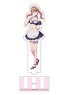 Megami no Cafe Terrace Big Acrylic Stand Riho Tsukishima Swimwear Maid Ver. (Anime Toy)