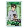 Acrylic Card Attack on Titan Levi with Dog Ver. (Anime Toy)