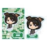Mini Stand Attack on Titan Levi with Dog Ver. (Anime Toy)