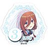 Acrylic Badge The Quintessential Quintuplets 3 08 Miku Nakano B AB (Anime Toy)