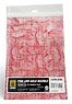 Pink and Gold Marble. Square Die-cut Marble Tiles - 2 pcs. (Plastic model)