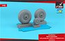 Avro Lancaster Wheels Early Type w/ Weighted Tyres (Plastic model)