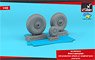 Avro Lancaster Wheels Mid Type w/ Weighted Tyres (Plastic model)