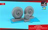 Avro Lancaster Wheels Early Type w/ Weighted Tyres (Plastic model)