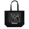 Godzilla Successive Generations Godzilla Height Comparison Chart Large Tote Black (Anime Toy)