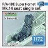 F/A-18E Super Hornet Mk.14 seat single Set (for Academy) (Plastic model)