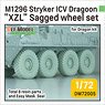 US M1296 Stryker ICV Dragoon `XZL` Sagged Wheel Set (for Dragon) (Plastic model)