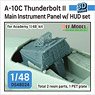 A-10C Thunderbolt II Main Instrument Panel w/ HUD Set (for Academy) (Plastic model)