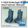 F-15E/K Strike Eagle Aces II seat Set- Wool pad (Plastic model)
