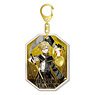 Hatsune Miku x Rascal 2023 Glitter Acrylic Key Ring Kagamine Len (Anime Toy)