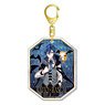 Hatsune Miku x Rascal 2023 Glitter Acrylic Key Ring Kaito (Anime Toy)