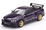 Nissan Skyline GT-R R34 Tommykaira R-z Midnight Purple (RHD) (Diecast Car)