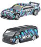 Hot Wheels Premium 2 packs - Nissan Skyline GT-R (BNCR33) / MBK Van (Toy)