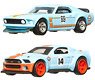 Hot Wheels Premium 2 packs - 1969 Ford Mustang BOSS 302 / 2014 Custom Mustang (Toy)