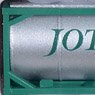 20ft Tank Container Frame Type JOT Green Silver Tank II (2 Pieces) (Model Train)
