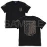 Attack on Titan Survey Corps T-Shirt Ver2.0 Black S (Anime Toy)