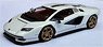 Lamborghini Countach LPI 800-4 (White) (gold wheel rims) (Diecast Car)