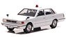 *Bargain Item* Nissan Cedric (YPY30 Kai) 1985 Kanagawa Prefectural Police Highway Traffic Police Unit Vehicle (Unmarked Patrol Car White) (Diecast Car)
