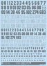 ロボデカール アルファベット01 グレー (素材)