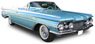 Oldsmobile 98 1959 Open Convertible Frost Blue / Polaris White (Diecast Car)